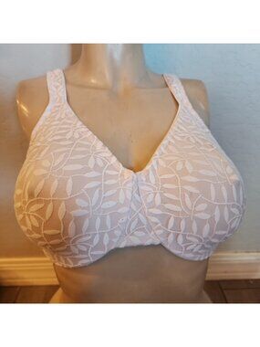 Olga Bra 42D Pink Underwire Unlined 35519